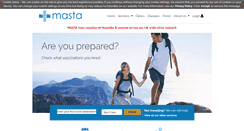 Desktop Screenshot of masta-travel-health.com